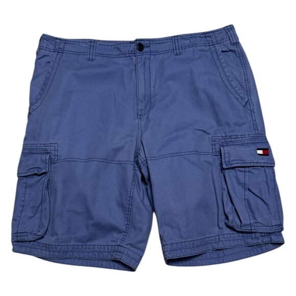 TOMMY HILFIGER Cargo Casual Summer Blue Shorts Mens 38" / XL - Picture 1 of 6